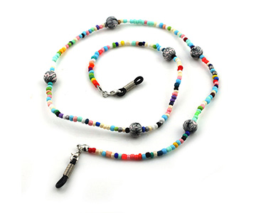 سلسلة نظارة خرز و كريستال