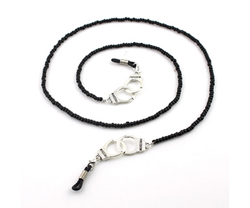 سلسلة نظارات خرز اسود