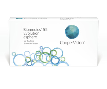 بيوميديكس 55 ايفولوشين  6 عدسات - شهريا