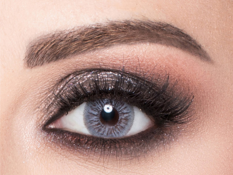 عدسات امارا - عبوة من عدستين - اش جراي